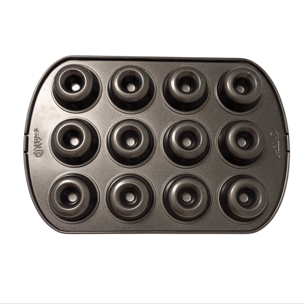 WILTON 12 Mini Doughnut Baking Pan Nonstick Homemaking Kitchen Tools Holiday Fun